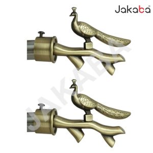 JAKABA Antique Brass Curtain Finials (Without Supports) - Pack Of 2 Pcs (1  Pair) : Curtain Brackets Set/Holders - JKBATQ911-01-WOS : Jakaba : Online  Hardware and Interior Store